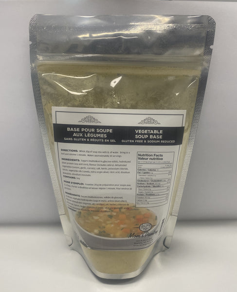 Vegetable Soup Base  (Gluten Free & Sodium Reduced)