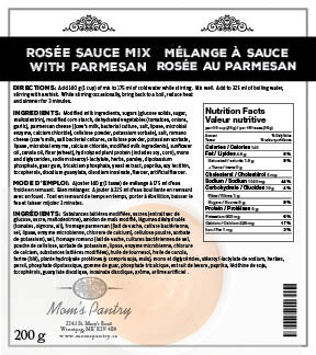 Rosee Sauce Mix with Parmesan (200g)