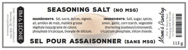 Seasoning Salt (no MSG)