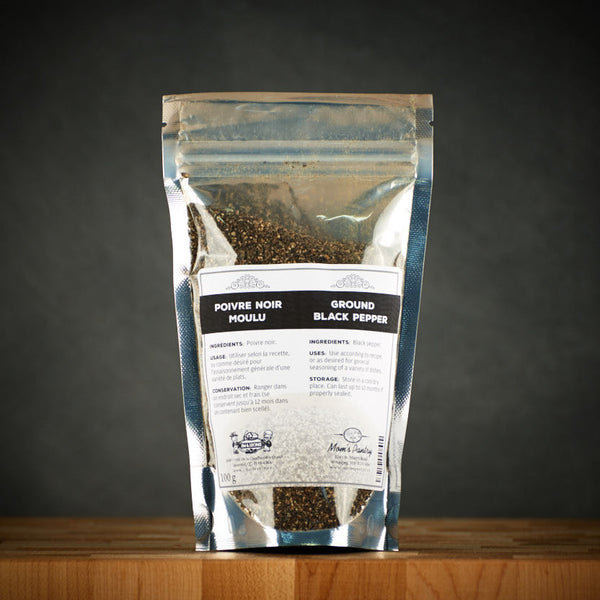 Pepper, black, ground