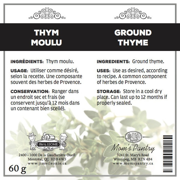 Thyme, ground