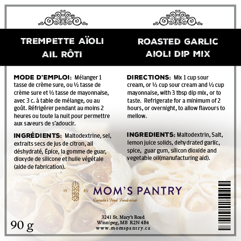 Roasted Garlic Aioli Dip