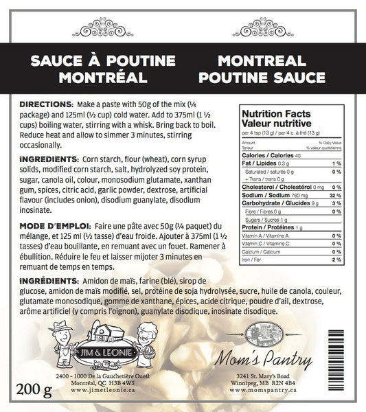 Montreal Poutine Sauce