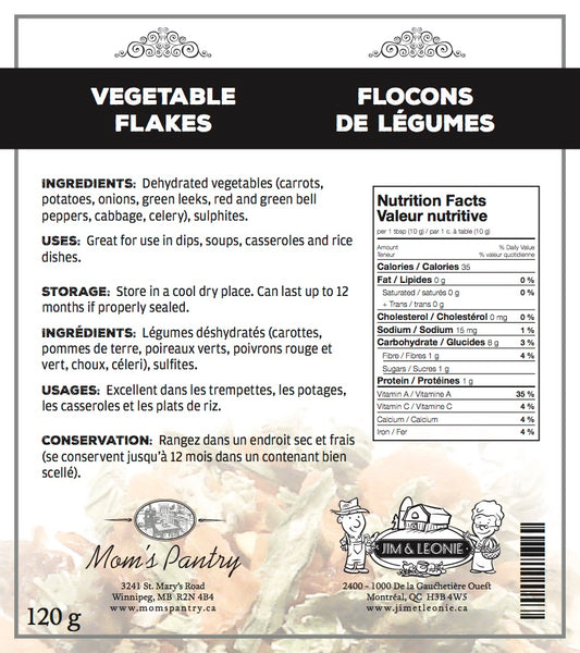 Vegetable Flakes