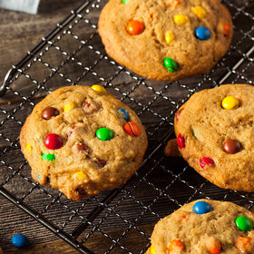 Rainbow Chocolate (M&M's) Cookie Dough