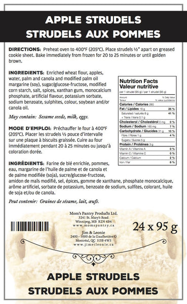Apple Strudels (24 x 95 g)