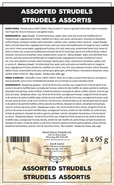 Assorted Strudels (24 x 95 g)