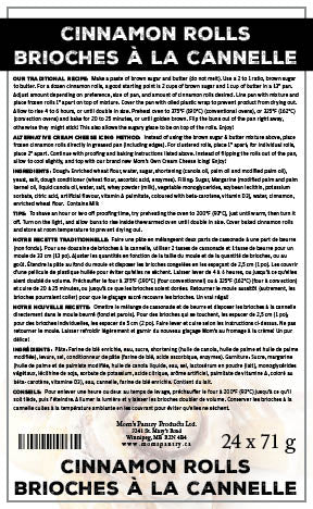 Cinnamon Rolls (24 x 71 g)