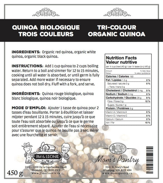 Tri-colour Organic Quinoa