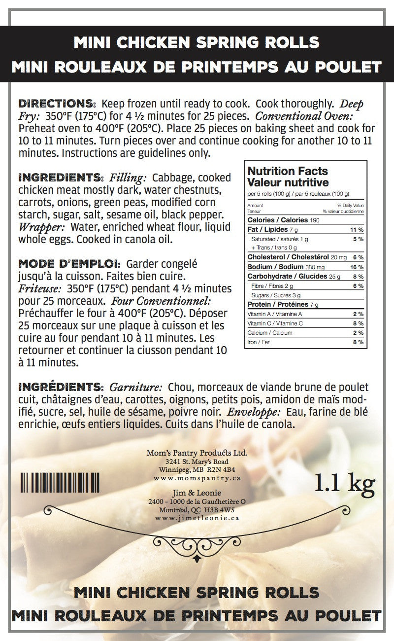 Spring Rolls & Samosas - Mom's Pantry