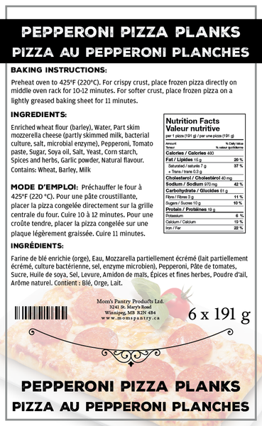 Pepperoni Pizza Planks