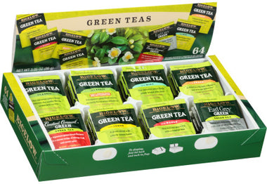 Assorted Green Tea Variety Pack    (64 tea bags)